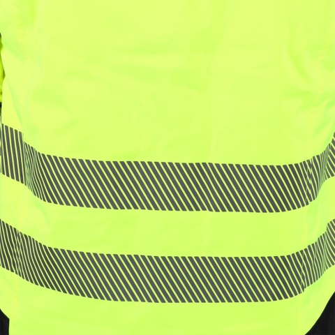 KURTKA OCHRONNA ZIMOWA OCIEPLANA DAMSKA OSTRZEGAWCZA VOLTER ŻÓŁTO-CZARNA