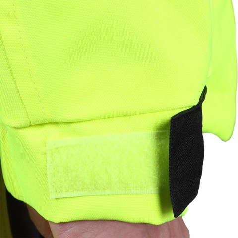 KURTKA OCHRONNA ZIMOWA OCIEPLANA DAMSKA OSTRZEGAWCZA VOLTER ŻÓŁTO-CZARNA