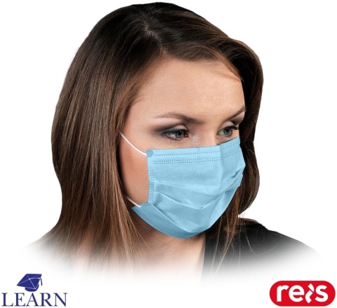 MASECZKA HIGIENICZNA Z POLIPROPYLENU SMALL 100SZT NIEBIESKIE