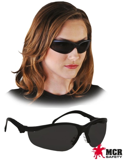 OKULARY OCHRONNE KLONDIKEP SZARO-CZARNE