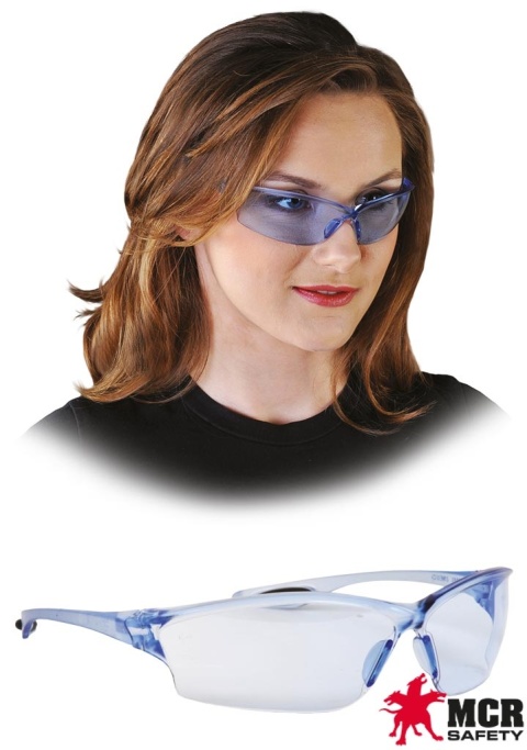 OKULARY OCHRONNE LAW JASNONIEBIESKIE