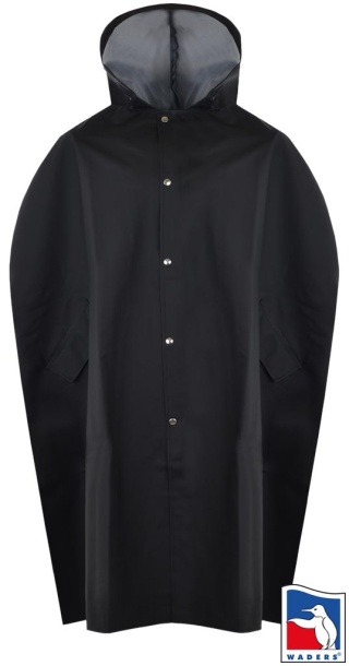 PELERYNA OCHRONNA PRZECIWDESZCZOWA PELW501 WODOOCHRONNY CZARNY