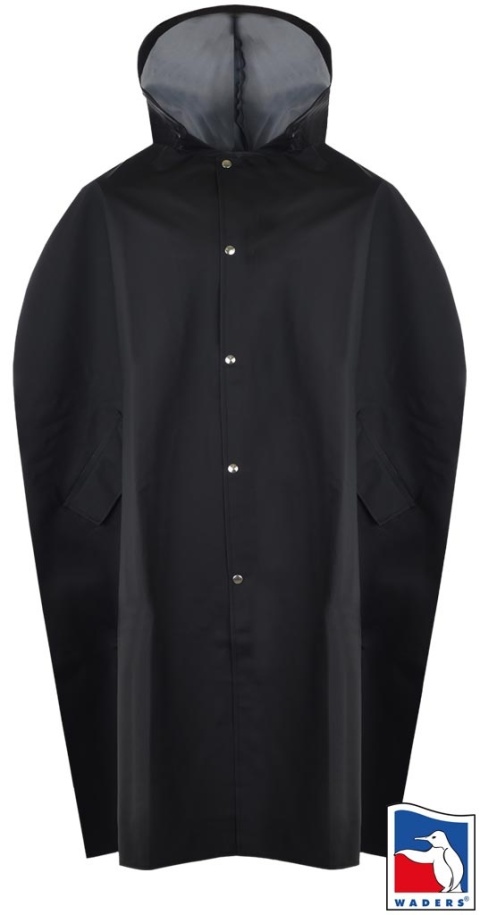 PELERYNA OCHRONNA PRZECIWDESZCZOWA PELW501 WODOOCHRONNY CZARNY