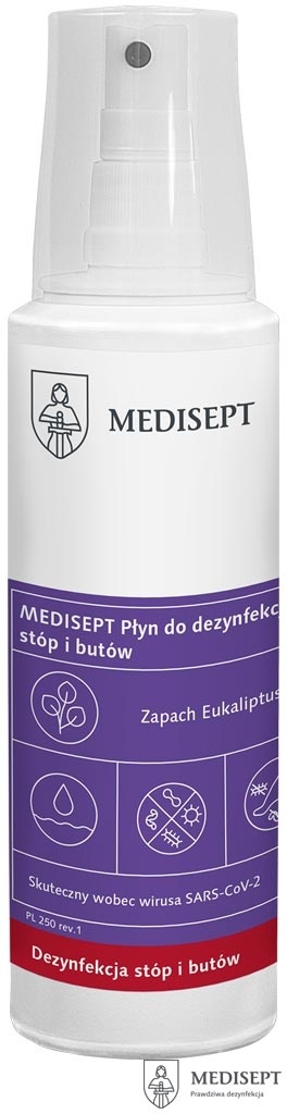 PŁYN DO DEZYNFEKCJI STÓP I BUTÓW 8% VAT MEDISEPT