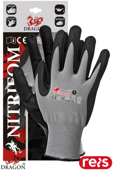 RĘKAWICE OCHRONNE NITRIFOM 12par