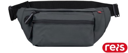 SASZETKA NERKA MINIBAG CIEMNOSZARA