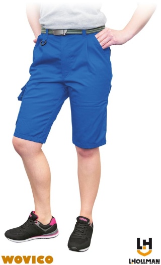 SPODNIE OCHRONNE DO PASA - KRÓTKIE DAMSKIE WOMVOB WYTRZYMAŁE, ODPORNE NA WYTARCIA NIEBIESKIE