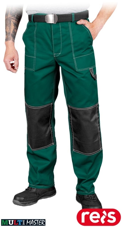 SPODNIE OCHRONNE DO PASA MMSP MULTI MASTER REGULACJA W PASIE ZIELONO-CZARNE