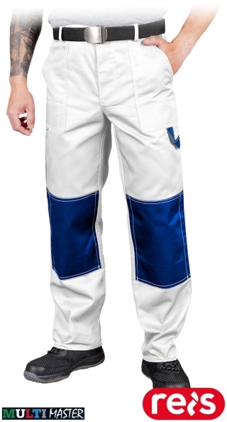 SPODNIE OCHRONNE DO PASA MMSP MULTI MASTER REGULACJA W PASIE BIAŁO-NIEBIESKIE