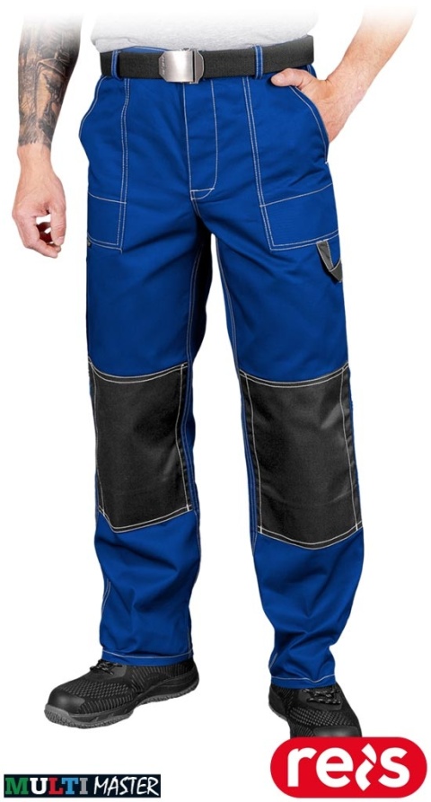 SPODNIE OCHRONNE DO PASA MMSP MULTI MASTER REGULACJA W PASIE NIEBIESKO-CZARNE
