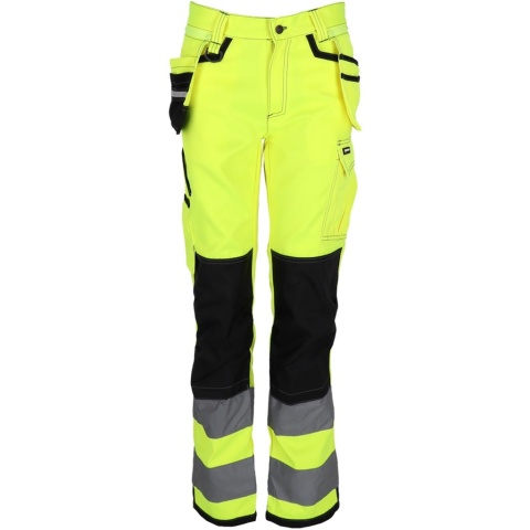 SPODNIE OCHRONNE DO PASA DAMSKIE OSTRZEGAWCZE WESPE, NAKOLANNIKI ŻÓŁTO-CZARNE