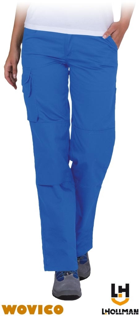 SPODNIE OCHRONNE DO PASA DAMSKIE WOMVOBER KIESZEŃ NA TELEFON NIEBIESKIE