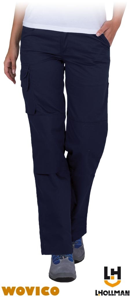 SPODNIE OCHRONNE DO PASA DAMSKIE WOMVOBER KIESZEŃ NA TELEFON GRANATOWE