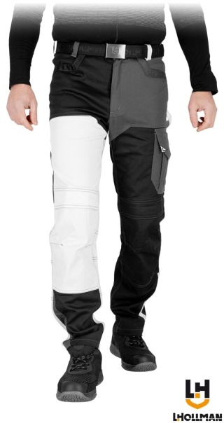 SPODNIE OCHRONNE DO PASA ZEBRA, GUMKA W PASIE, UCHWYT NA MŁOTEK