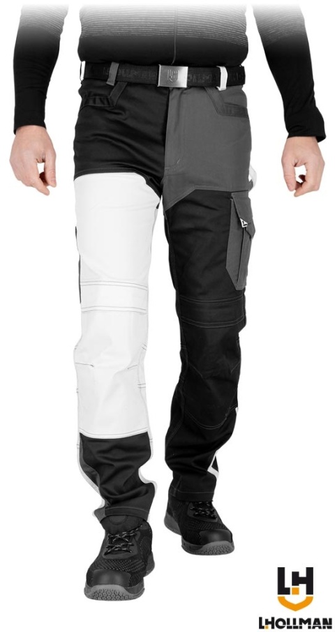 SPODNIE OCHRONNE DO PASA ZEBRA, GUMKA W PASIE, UCHWYT NA MŁOTEK