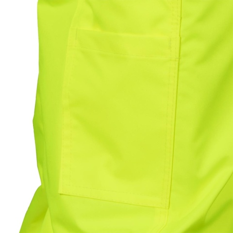 SPODNIE OCHRONNE OGRODNICZKI ZIMOWE OSTRZEGAWCZE OCIEPLANE MILLING POMARAŃCZOWO-CZARNE