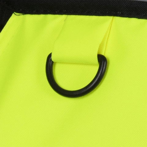 SPODNIE OCHRONNE OGRODNICZKI ZIMOWE OSTRZEGAWCZE OCIEPLANE MILLING POMARAŃCZOWO-CZARNE