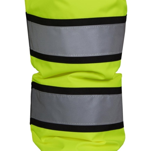 SPODNIE OCHRONNE OGRODNICZKI ZIMOWE OSTRZEGAWCZE OCIEPLANE MILLING POMARAŃCZOWO-CZARNE