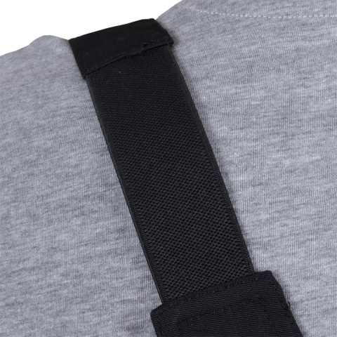 SPODNIE OCHRONNE OGRODNICZKI TANZOW, TKANE, GUMKI W PASIE, CZARNO-ŻÓŁTE