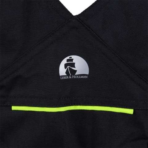 SPODNIE OCHRONNE OGRODNICZKI TANZOW, TKANE, GUMKI W PASIE, CZARNO-ŻÓŁTE