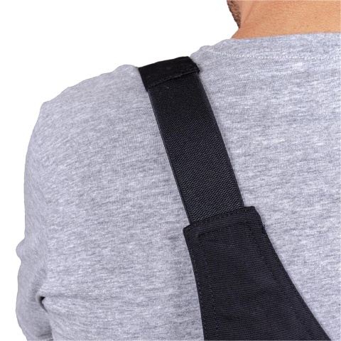 SPODNIE OCHRONNE OGRODNICZKI TANZO, KIESZENIE NA NAKOLANNIKI, NA TELEFON , CZARNO-ŻÓŁTE