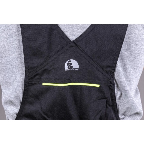 SPODNIE OCHRONNE OGRODNICZKI TANZO, KIESZENIE NA NAKOLANNIKI, NA TELEFON , CZARNO-ŻÓŁTE