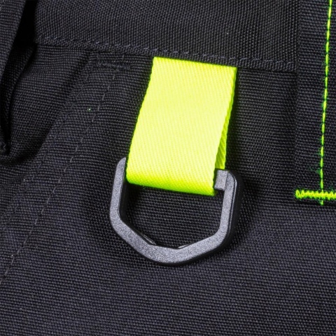 SPODNIE OCHRONNE OGRODNICZKI TANZO, KIESZENIE NA NAKOLANNIKI, NA TELEFON , CZARNO-ŻÓŁTE