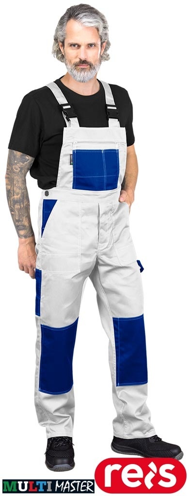 SPODNIE OCHRONNE OGRODNICZNIKI MMS MULTI MASTER REGULACJA W PASIE ZIELONO-CZARNE