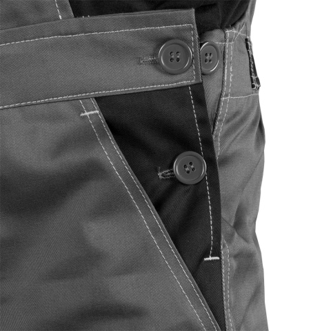 SPODNIE OCHRONNE OGRODNICZNIKI MMS MULTI MASTER REGULACJA W PASIE ZIELONO-CZARNE