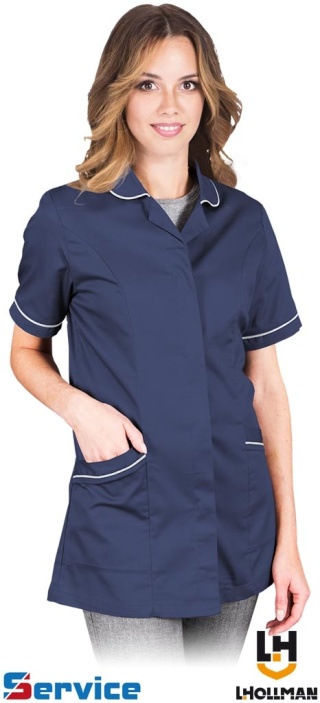 FARTUCH OCHRONNY DAMSKI LISA GRANATOWO-BIAŁY