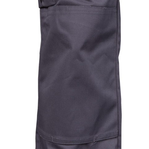 KOMBINEZON OCHRONNY OVERTER, KIESZENIE NA WKŁADKI NAKOLANNIKOWE SZARY