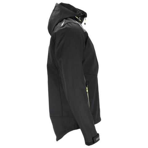 KURTKA OCHRONNA LARVIK SOFTSHELL MEMBRANA, CZARNO-SZARA