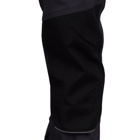 SPODNIE OCHRONNE DO PASA HOLLANDER BAWEŁNA I SPANDEX, KIESZENIE NA NAKOLANNIKI SZARO-CZARNE