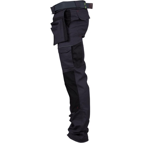 SPODNIE OCHRONNE DO PASA HOLLANDER BAWEŁNA I SPANDEX, KIESZENIE NA NAKOLANNIKI CZARNE