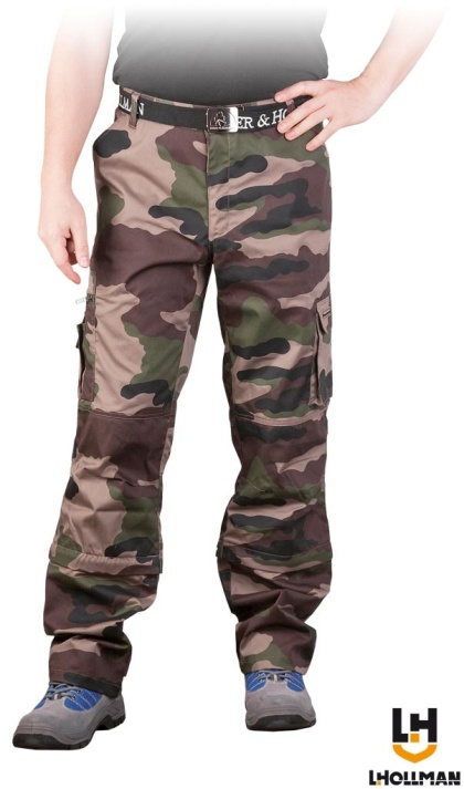 SPODNIE OCHRONNE DO PASA HUNSPO 2W1 ODPINANE NOGAWKI MORO