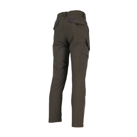 SPODNIE OCHRONNE DO PASA RANCHER SOFTSHELL, 4 KIERUNKOWY STRECZ, ZIELONE