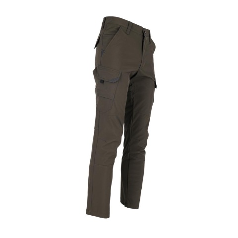 SPODNIE OCHRONNE DO PASA RANCHER SOFTSHELL, 4 KIERUNKOWY STRECZ, ZIELONE