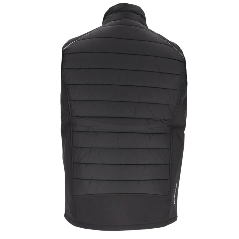 BEZRĘKAWNIK OCHRONNY OCIEPLANY GRANDE SOFTSHELL 4 KIERUNKOWY STRECZ CZARNY