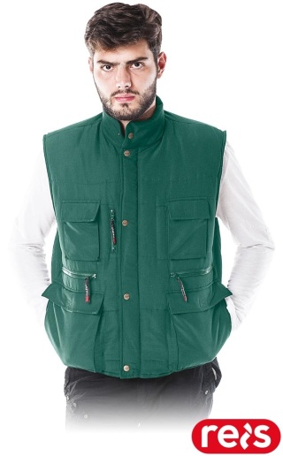 BEZRĘKAWNIK OCHRONNY OCIEPLANY KORMORAN ZIELONY