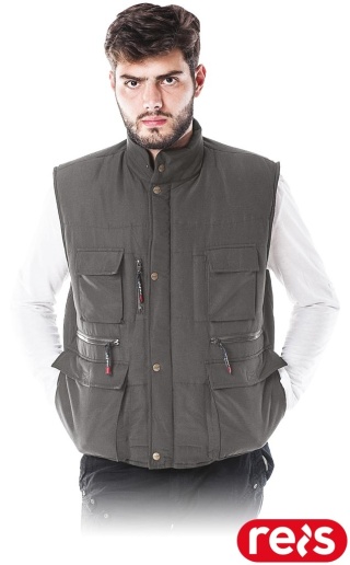 BEZRĘKAWNIK OCHRONNY OCIEPLANY KORMORAN SZARY