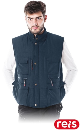 BEZRĘKAWNIK OCHRONNY OCIEPLANY KORMORAN GRANATOWY