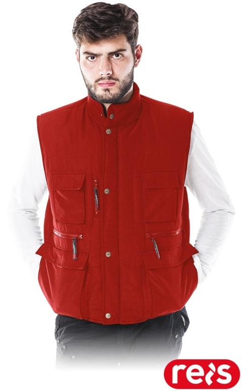 BEZRĘKAWNIK OCHRONNY OCIEPLANY KORMORAN CZERWONY