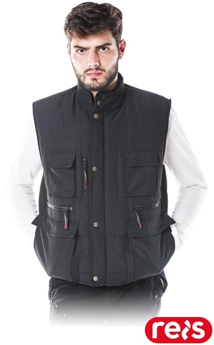 BEZRĘKAWNIK OCHRONNY OCIEPLANY KORMORAN CZARNY