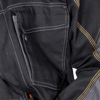 BLUZA OCHRONNA DYNAMITE, SIATKA POD PACHAMI, CZARNO-SZARE