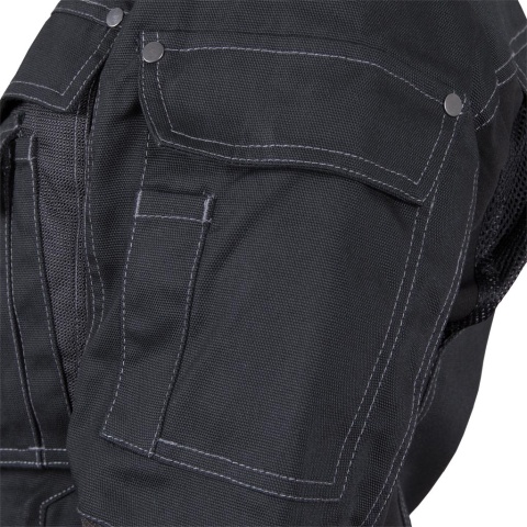 BLUZA OCHRONNA FIXER 4 KIERUNKOWY STRECZ, CZARNA