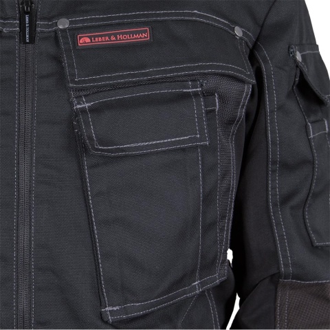 BLUZA OCHRONNA FIXER 4 KIERUNKOWY STRECZ, CZARNA