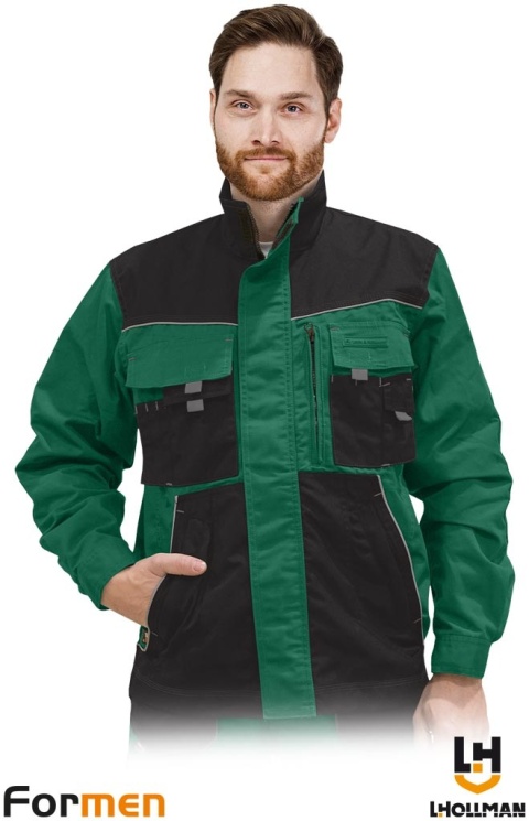 BLUZA OCHRONNA FORMEN REGULAR ZIELONO-CZARNO-SZARA