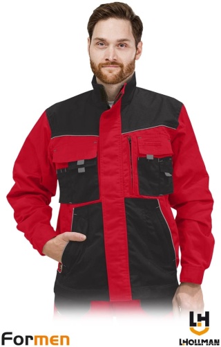 BLUZA OCHRONNA FORMEN REGULAR CZEROWNO-CZARNO-SZARA