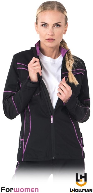 BLUZA OCHRONNA FWN DAMSKA CZARNO-RÓŻOWA