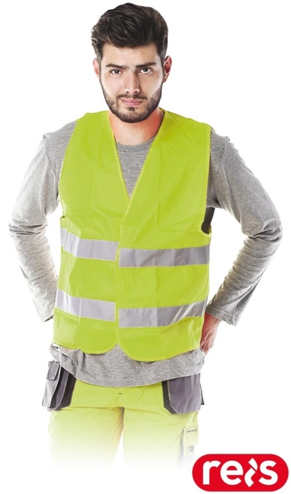 KAMIZELKA OSTRZEGAWCZA KOS-5 ŻÓŁTA